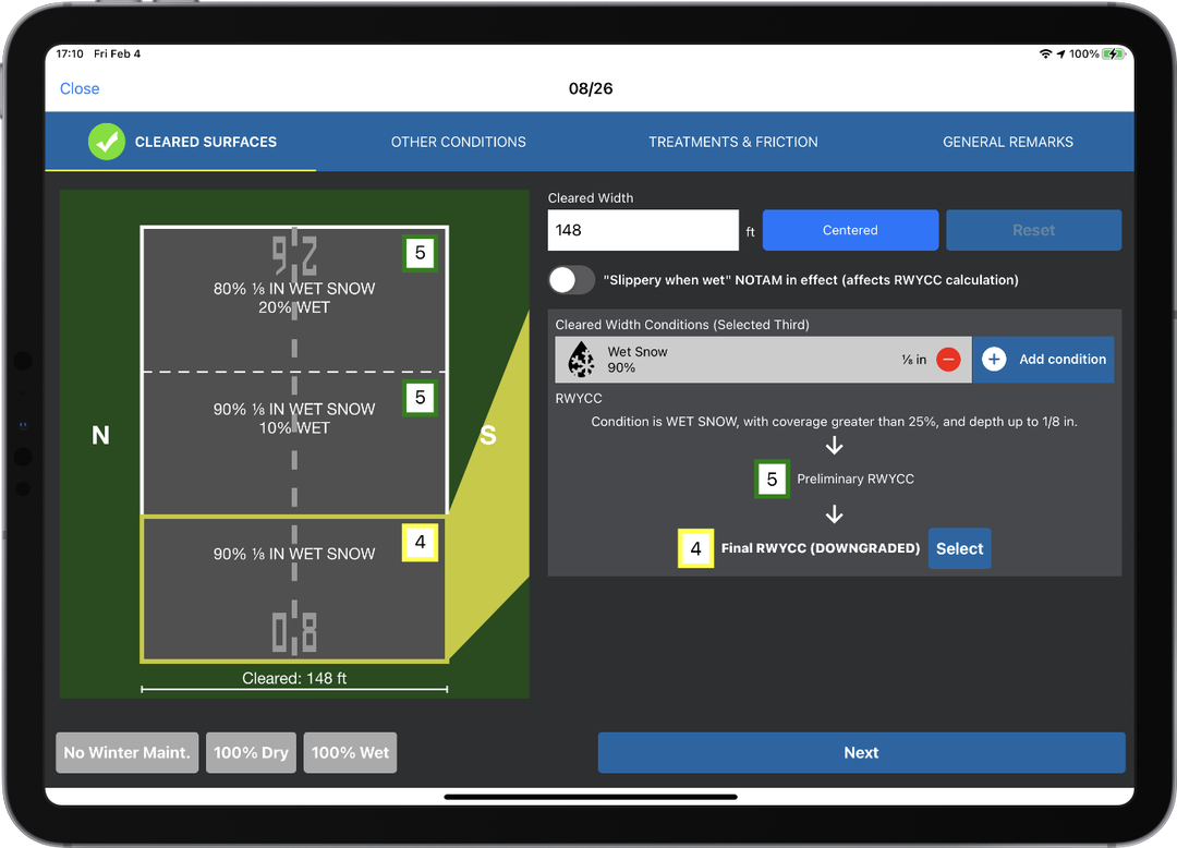 Cleared Surfaces Screenshot