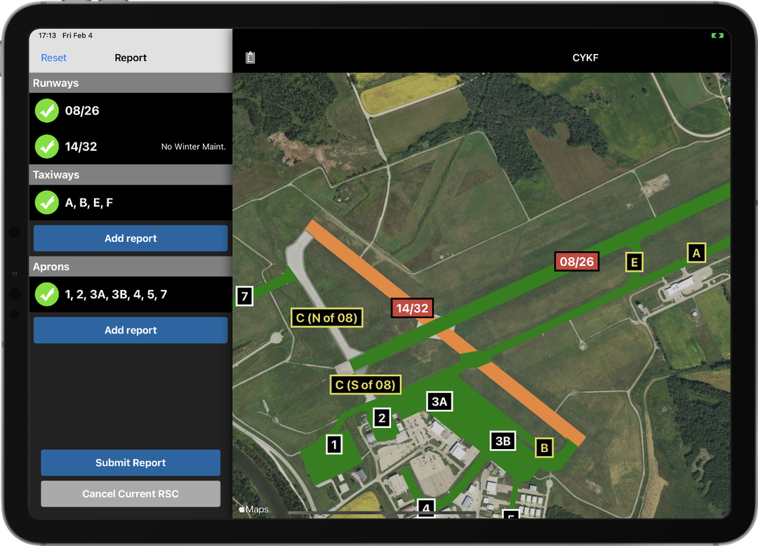 Report Summary Map Screenshot